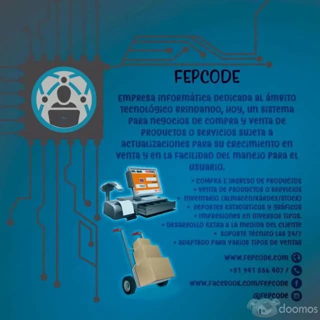 SISTEMA DE COMPRA Y VENTA | FEPCODE PERU — foto 1