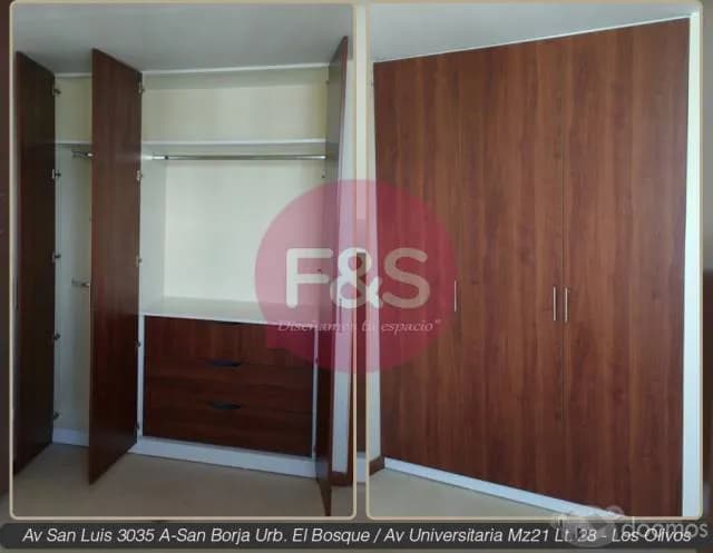 Closet en melamina, F&S Amoblados — foto 3