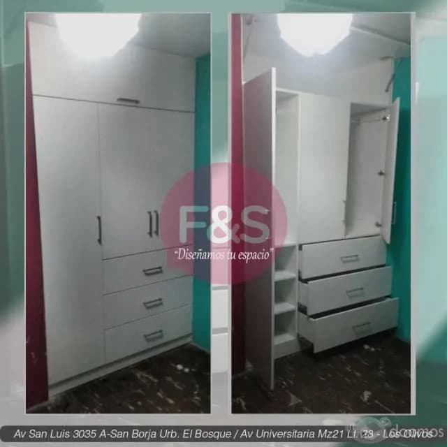 Closet en melamina, F&S Amoblados — foto 4