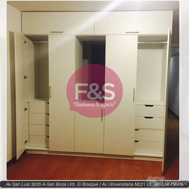 Closet en melamina, F&S Amoblados — foto 5