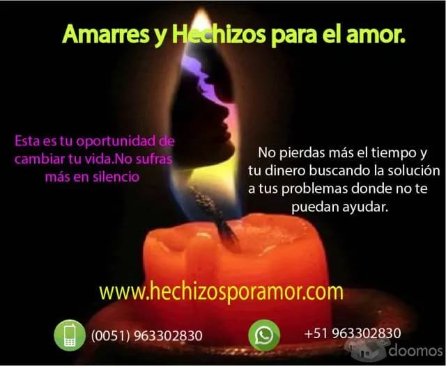 AMARRES DE AMOR MACUMBAS Y CONJUROS AMOROSOS 100 % EFECTIVOS — foto 2