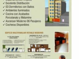 DEPARTAMENTO MULTIFAMILIAR DE 126M2 DE ESTRENEO CON ASCENSOR