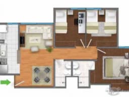 3 dormitorio 2 baños