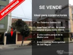 VENTA DE TERRENO EN SAN MIGUEL