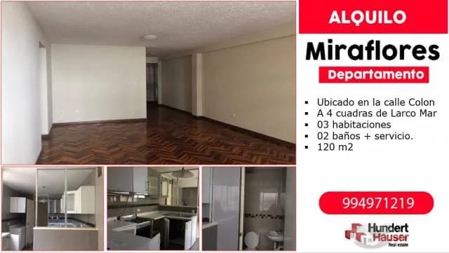ALQUILO DEPARTAMENTO EN EL  CORAZÓN DE MIRAFLORES — foto 7