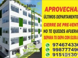 VENTA DE DEPARTAMENTOS EN LAS TERRAZAS DE CARAPONGUILLO DESDE $22.500 SOLO POR CIERRE DE PRE- VENTA