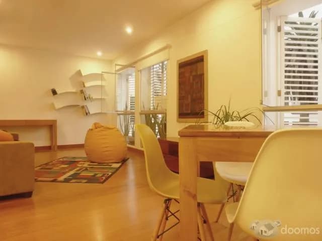 Alquiler Barranco Dpto. Moderno y Amoblado, 1 Dormitorio, US $800 — foto 1