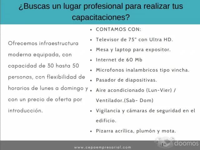 Alquiler aula sala de capacitaciones Lince — foto 3