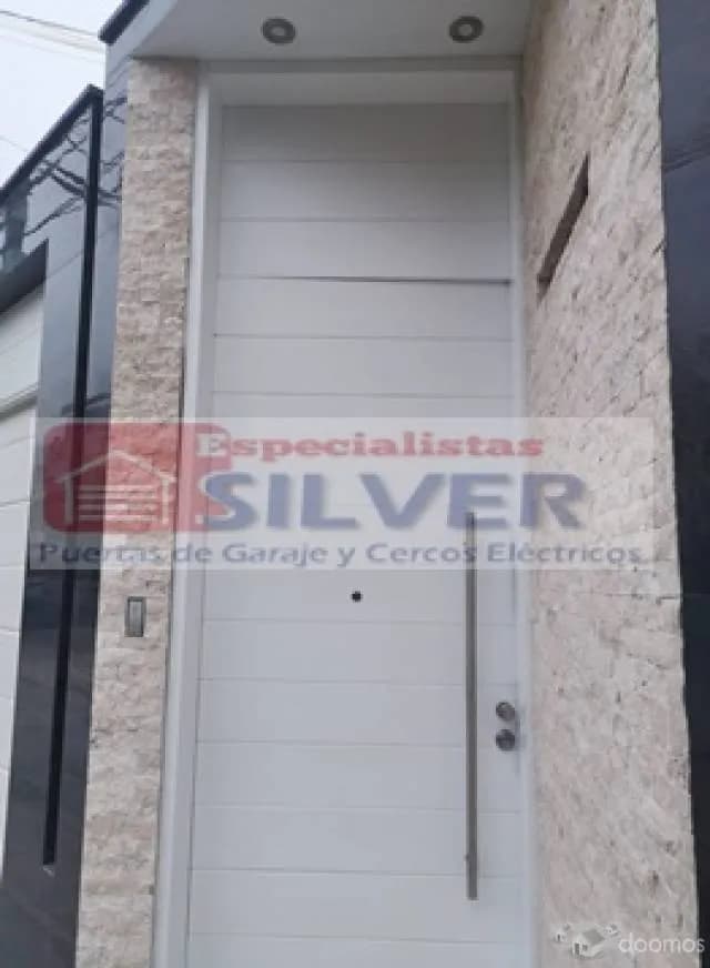FABRICACIÓN DE PUERTAS LEVADIZAS SECCIONALES CERCOS ELÉCTRICOS-  SILVER — foto 4