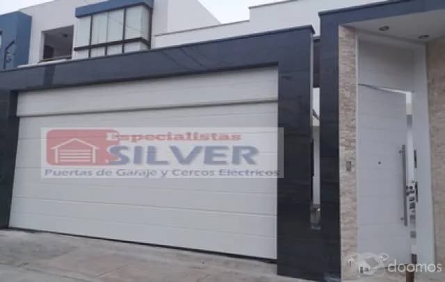 FABRICACIÓN DE PUERTAS LEVADIZAS SECCIONALES CERCOS ELÉCTRICOS-  SILVER — foto 5