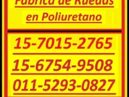 Ruedas en Poliuretano 15-6754-9508 no.. a.. si.. Ruedas para Autoelevadores 15-7015-2765