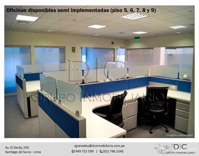 OFICINAS en ALQUILER - Edificio Capital Derby - Surco — foto 2