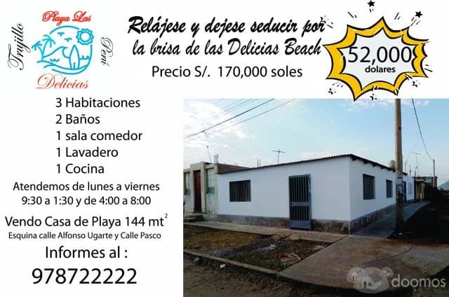 Vendo casa de Playa en la ciudad de trujillo — foto 1