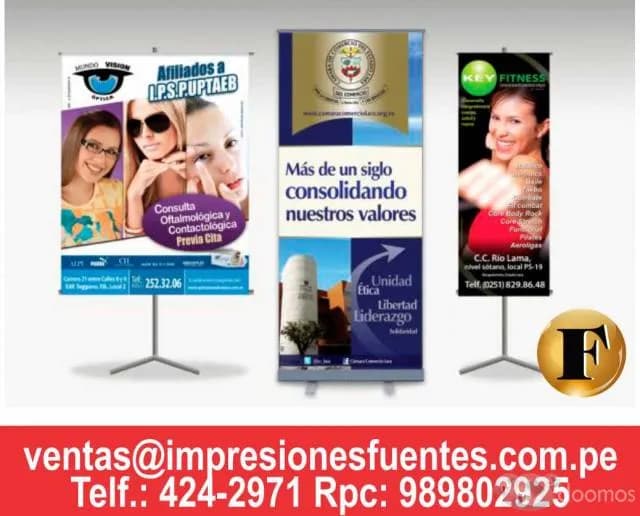 GIGANTOGRAFIA IMPRESIÓN CALIDAD, RAPIDO, PERU, BANDEROLAS — foto 3