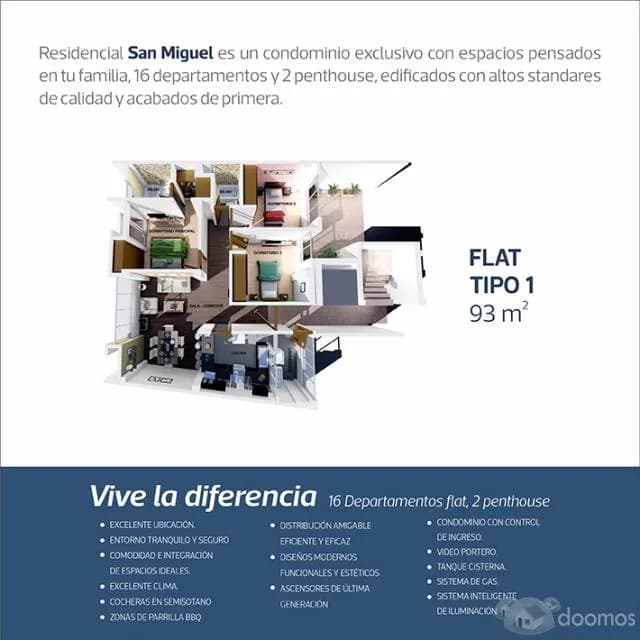 Pre venta departamentos Residencial San Miguel — foto 3