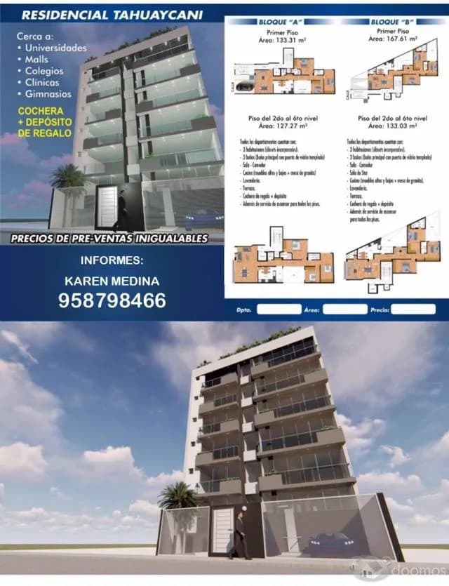 PRE-VENTA Últimos Departamentos en Tahuaycani — foto 1