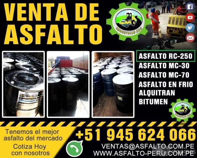 Membranas o Mantas asfálticas - asfalto liquido — foto 1