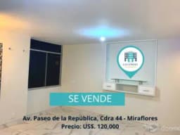 SE VENDE DEPARTAMENTO EN PASEO DE LA REPÚBLICA MIRAFLORES - LIMA