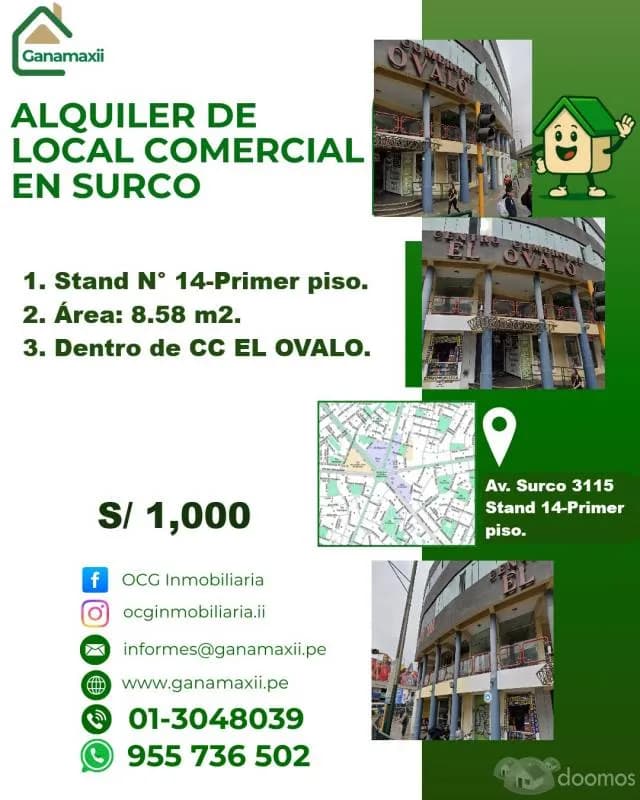 ALQUILER LOCAL COMERCIAL SANTIAGO DE SURCO — foto 3
