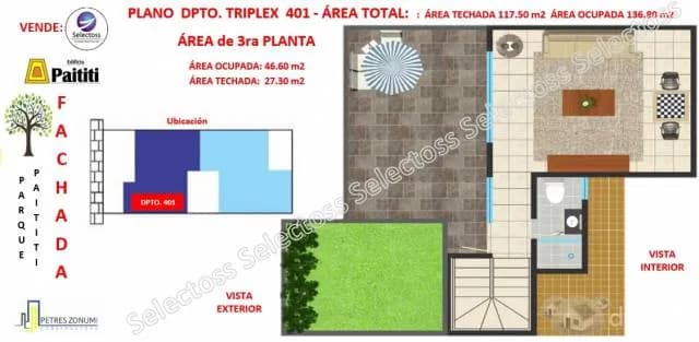 VENTA TRIPLEX EN PRE VENTA VISTA Y FRENTE A PARQUE 3 DORM. — foto 13