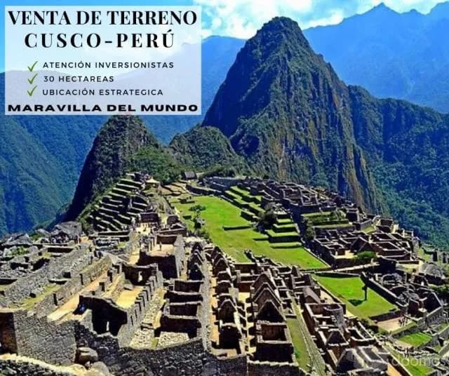 Vendo Terreno en Cusco - Machupicchu - Inversionistas — foto 1