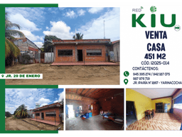 i025014 - VENTA CASA YARINACOCHA