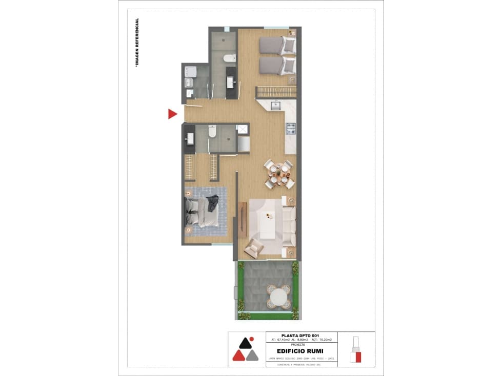 Venta departamento de 2 dormitorios Lince — foto 6