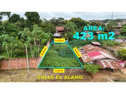 00726 - VENDO TERRENO YARINACOCHA - A.T 423 M2.